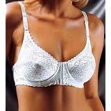 DORINA BH mit Perlon-Charmeuse, Farbe: weiss