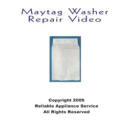 Maytag Washer Repair, Maytag Washer Repair  DVD Video