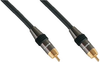 Heimkinosysteme: High-End Chinch Verbindungskabel 15,0 Meter 24 Karat vergoldete Kontakte, Cinch-Stecker auf Cinch-Stecker * Chinch cable connection 15.0 meters of 24 carat gilded contacts, Cinch plugs on Cinch plugs Home Cinema Quality