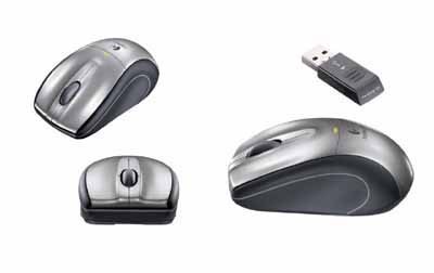 Verst&auml;rker und Receiver: v320 cordless optical mouse light grey usb