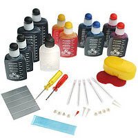 Projektoren: Pharao Chipsetter + 100 ml Universal-Nachf�llset Tinte schwarz Tintenstrahldrucker