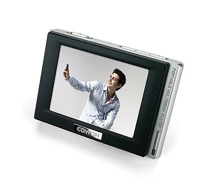 Camcorder: Cowon iAudio D2 Tragbarer MP3-/Video-Player 4 GB 2,5 Zoll / 6,4 cm Touchscreen-Display schwarz