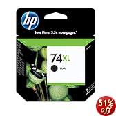 HP 74XL Black Inkjet Print Cartridge