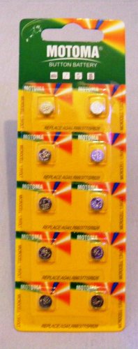 MP3 Player: MOTOMA AG4 / LR66 / 377 / SR626 Knopfzellen 2er Packung
