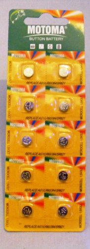 MP3 Player: MOTOMA AG1 / LR60 / 364 / SR621 Knopfzellen 2er Packung