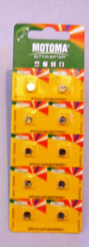 MP3 Player: MOTOMA AG0 / LR63 / 379 / SR521 Knopfzellen 2er Packung