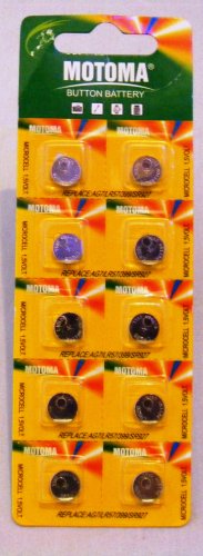 MP3 Player: MOTOMA AG7 / LR57 / 399 / SR927 Knopfzellen 2er Packung