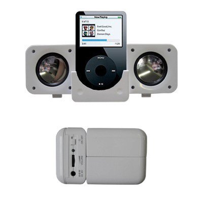 Projektoren: Portable Lautsprecher / Soundbox fuer Nano | Photo | Video | Mini oder jeden anderen MP3 Player mit einem Kophoereranschluss von 3,5mm Klinke!