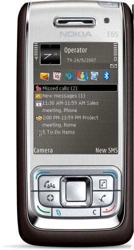 Notebooks: Nokia E65 mocca / silver UMTS Handy