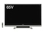 SHARP AQUOS 65V�^ �n��EBS�E110�xCS�f�W�^���t���n�C�r�W�����t���e���r LC-65RX1W