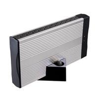 Elektronik und Foto: aixcase AIX-ICB3A Aluminium silber Geh�use 3� 1 Laufwerk FireWire/USB2.0 Silber