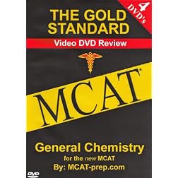 The Gold Standard Video MCAT Science Review on 4 DVDs: General Chemistry