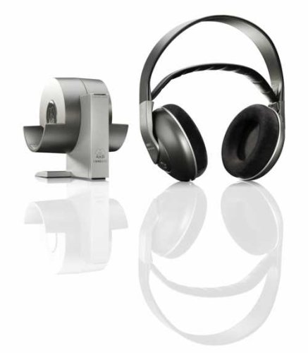 Elektronik und Foto: AKG K 940 AFC Funk-Kopfh�rer schwarz/silber