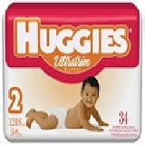 Huggies Ultratrim Diapers Unisex , Size 2, 12-18 lbs, jumbo Pack 52122 - 34 diapers / pack, 4packs
