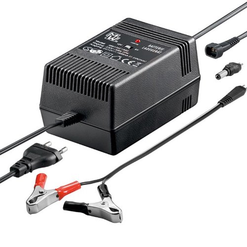AC Ladeger�t f�r 6-12 Volt PB Blei Akku Ladestrom max. 1,8A