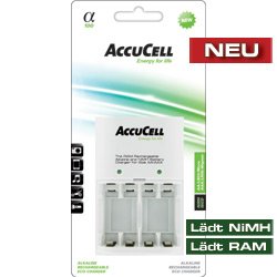 Elektronik und Foto: AccuCell ACP62 PowerSet inklusive 4 x AccuCell AC1800 Mignon/AA