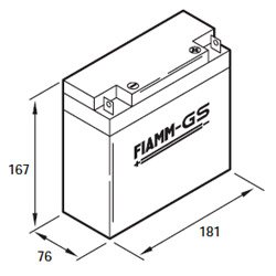 Festnetztelefone: Fiamm FG21503, 15Ah