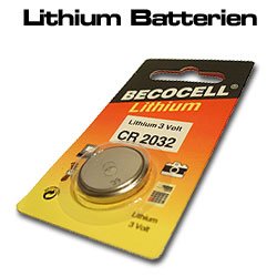 Camcorder: CR1212 Lithium Batterie 3,0 Volt