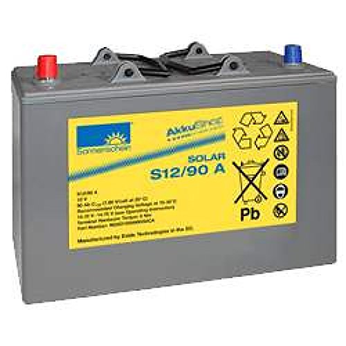 Festplatten: Sonnenschein Solar S12/90A Blei Akku, A-Terminal