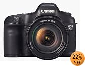 Canon EOS 5D 12.8 MP Digital SLR Camera with EF 24-105mm f/4 L IS USM Lens