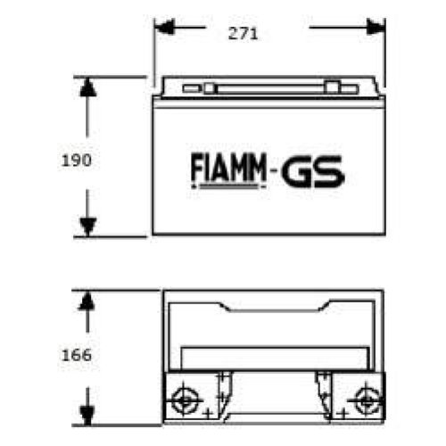 Festnetztelefone: Fiamm FG26505, 65Ah