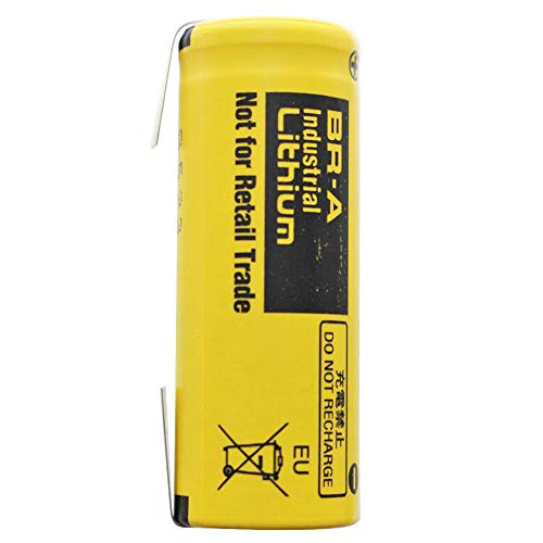 Kamerazubeh&ouml;r: BR-A Panasonic Lithium Batterie mit L�tfahne, 3,0Volt