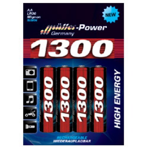 Elektronik Und Foto: Akku NiMH Micro/AAA/LR03 HR-4U 1300mAh Spar-Angebot