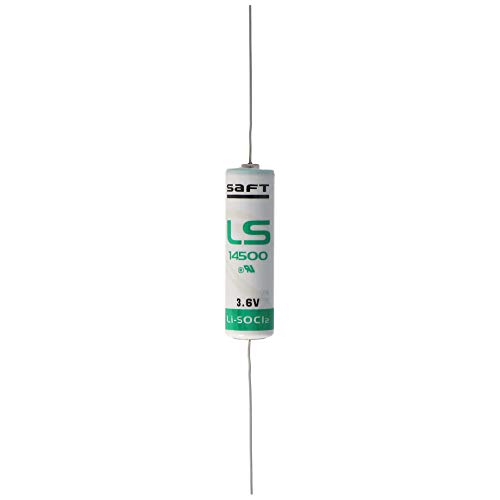 Festplatten: SAFT LS14500CNA Lithium Batterie mit axialem Drahtanschluss