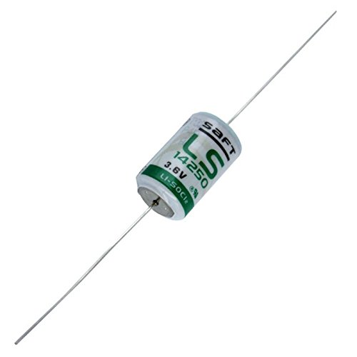 SAFT LS14250CNA Lithium Batterie, Size 1/2 AA mit Lötdraht