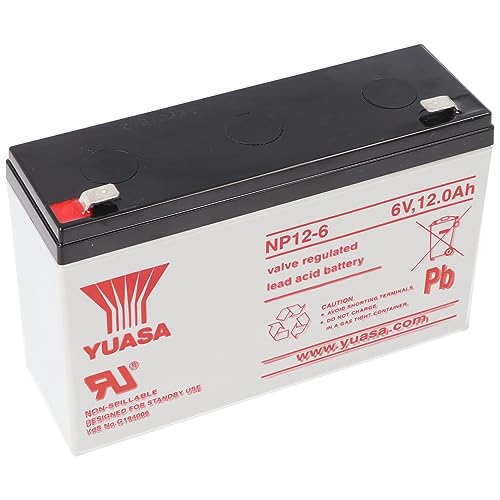 Rohlinge: YUASA NP12-6 Akku Blei PB 6 Volt 12Ah
