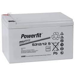 Drucker: Exide Powerfit S312/12S Blei Akku, Anschluss 4,8mm
