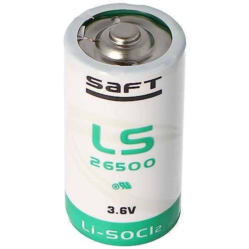 Festplatten: SAFT LS26500 Lithium Batterie Li-SOCI2, C-Size bobbin cell