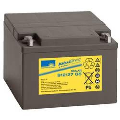 Festplatten: Sonnenschein Solar S12/27G5 Blei Akku, Anschluss M5