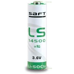 Festplatten: SAFT LS14500CNA Lithium Batterie mit 2er Print Kontakten