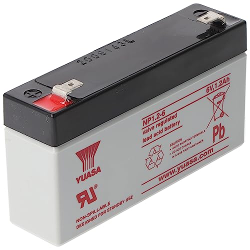 Rohlinge: YUASA NP1.2-6 Akku Blei PB 6.0 Volt 1200mAh