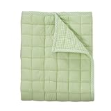 Tadpoles Basics Crib Coverlet - Green