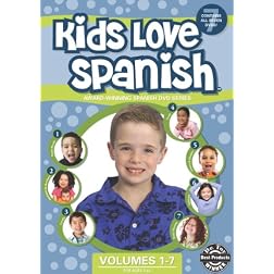 Kids Love Spanish: Volumes 1-7 DVD Box Set