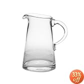 Pfaltzgraff Circle of Kindness The Inn Between Half Full, Half Empty 2-Quart Pitcher 2 qt