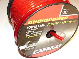Kompaktanlagen: Kabel Anschluss Anschlusskabel f. Endstufe Auto 10mm�