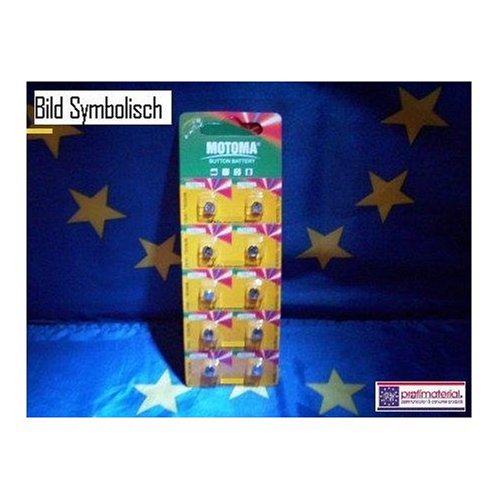 MP3 Player: MOTOMA AG11/ LR58 / 361 / SR721 Knopfzellen 2er Packung