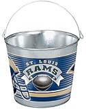 St. Louis Rams Metal 5 Quart Pail. Brand New Quality Product