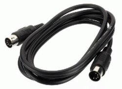 MP3 Player: MIDI-Kabel, schwarz