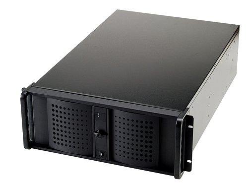 Festnetztelefone: Fantec Geh�use 8x5,25" EPS Aluminium schwarz