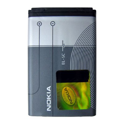 DVD Player: Original Nokia Akku BL-5C mit 970mAh Li Ionen fuer Nokia N91!