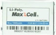 Zubeh&ouml;r: 1900 mAh Power Akku ( f�r MOTOROLA C250 C350 C375 C385 C390 C450 C550 C650 C651 E380 V150 V180 V220 )