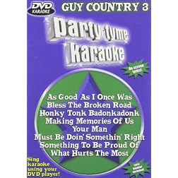 Party Tyme Karaoke: Guy Country, Vol. 3