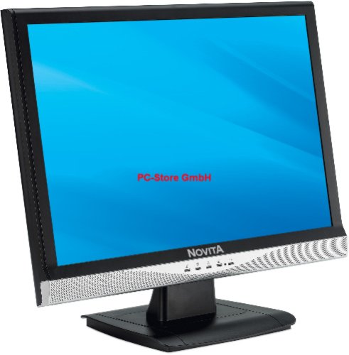 NoteBook: Novita 2205W, 22" Wide Screen TFT Bildschirm, schwarz/silber, 700:1, 5 ms, 300 cd/m�, OSD