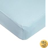 American Baby Company 100% Cotton Value Jersey Knit Crib Sheet - Blue