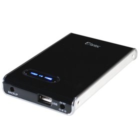 Festnetztelefone: Fantec ext. USB-Festplattengeh�use, DB-X25BP, 2,5" USB 2.0 Backup-Funktion schwarz