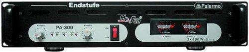 Projektoren: PA-Verst�rker PALERMO "PA-300", schwarz, 2x 150W max, 2HE